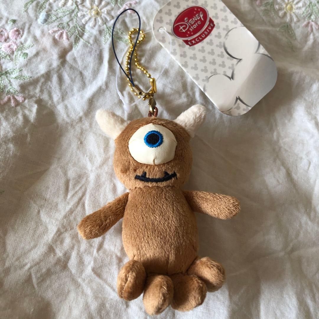 Little Mikey Mascot Keychain with Ball Chain Disney Store #a21db2