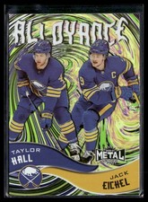 2020-21 Skybox Metal Universe Alloyance Jack Eichel/Taylor Hall Buffalo Sabres