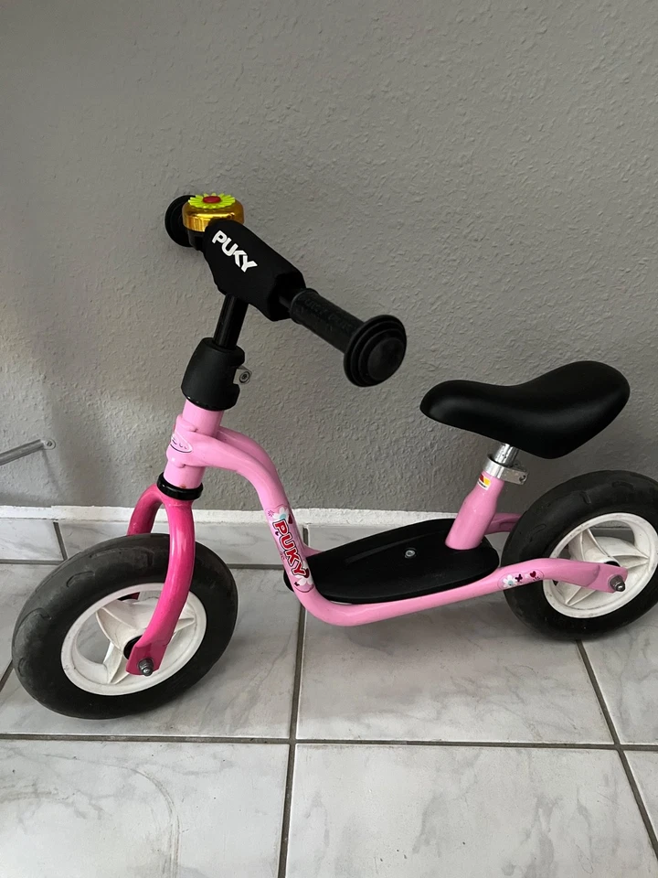PUKY Rosa Laufrad  LRM 8 Zoll ab 2 Jahren mit Klingel