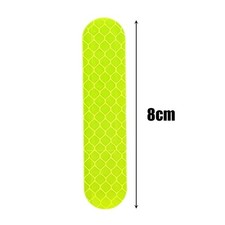 10/40/80PCS Reflective Warning Stickers Waterproof High Visibility Safety Tape