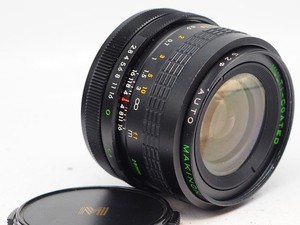 Canon FD fit Makinon 28mm 1:2.8 (f/2.8) 35mm SLR Camera Lens Aperture stuck LC09