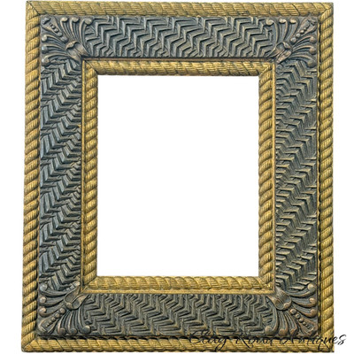 antique victorian wide gilt gilded frame two color ornate painting mirror 1890