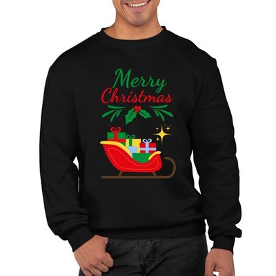 Merry Xmas Pullover | Lustiges hässliches Weihnachtssweatshirt Unisex Erwachsene Geschenk