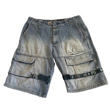 Men's Vintage Y2K MFG Marithe Francois Girbaud Tape Size 36 Baggy Jean Shorts