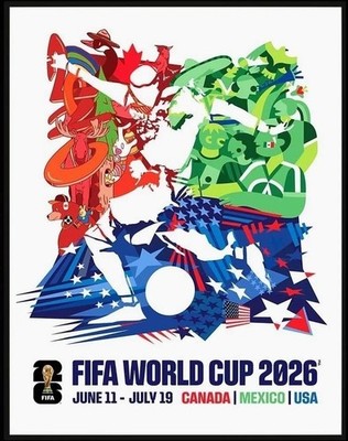 FIFA World Cup 2026 USA Mexico Canada Official Event Poster