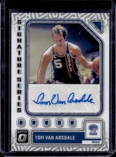 2023-24 Panini Donruss Optic Tom Van Arsdale Signature Series Auto #SS-TVA