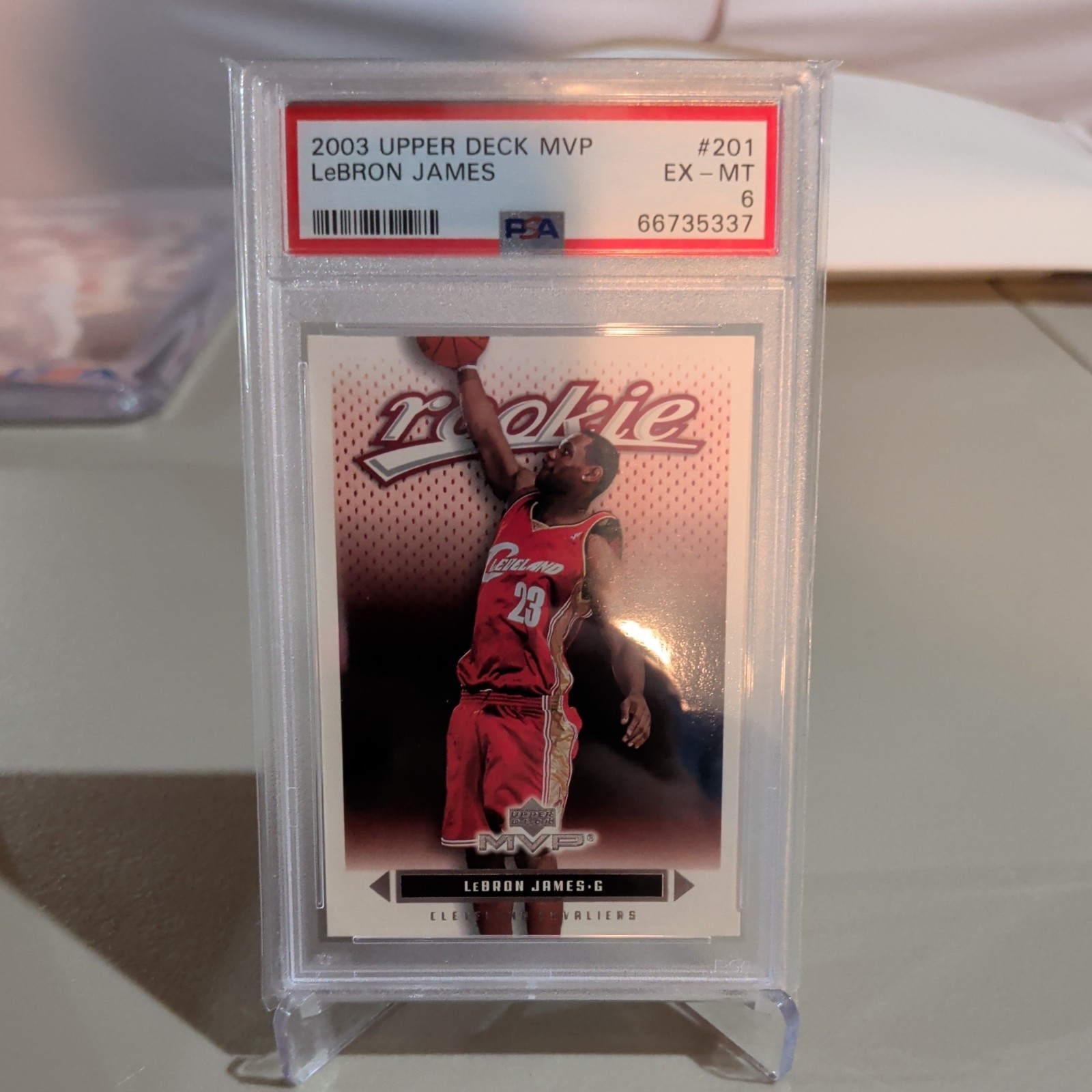 LeBron James 2003 Upper Deck MVP #201 Base Price Guide - Sports