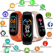 M4 Smart Watch Fitness Tracker Bluetooth Waterproof Sports Wristband Heart