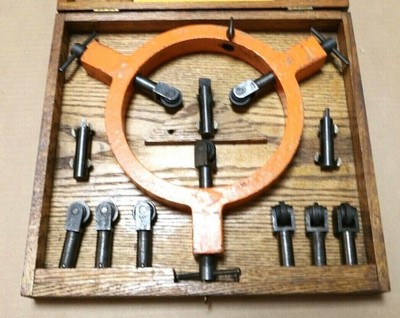 Vintage Antique Ramco Piston tool by Ramsey w/ wooden storage box