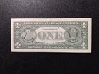 2017 - one dollar BILL fancy LOW serial number {F 00008581 B} — photo 3