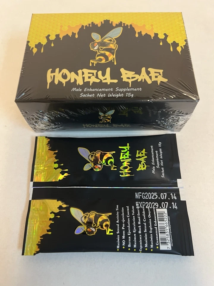 Black Honey Bea 12 包男性增强补充剂 — 第 3/4 张图片