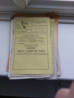 Barnet FC programmes ×12