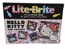 Lite Brite Mini Sanrio Hello Kitty  Friends Super Bright 176 Pieces New