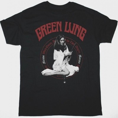 VTG Green Lung Band Maxine Witch Queen Cotton Black Shirt All Size Rare