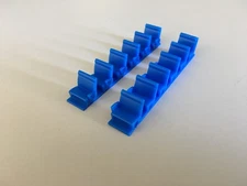 Pikestuff 541-4103 HO Scale Blue Coach Seats for to L.W. Car (Pack of 72)