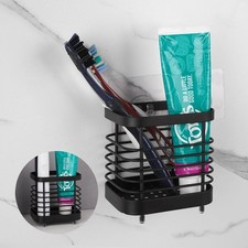 Wall Mount Toothbrush Holder for Bathroom, Stainless Steel Rustproof Toothbru...