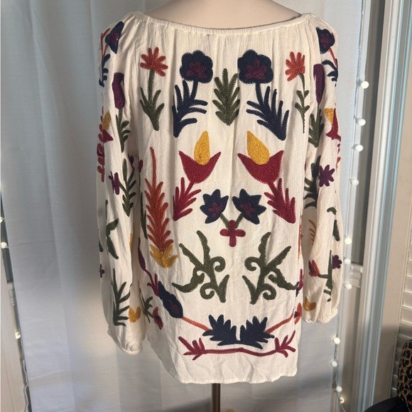 Grace Elements Multicolor Embroidered Blouse Medi… - image 2