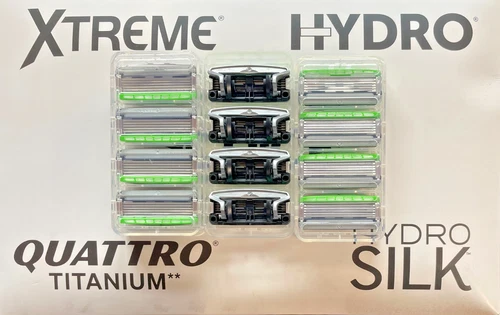 Schick Hydro 5-Blade Skin Comfort Sensitive Skin Mens Razor Blades 12 pk