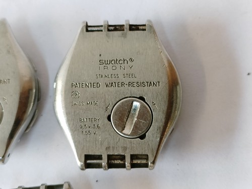 NOT WORKING, REPAIR PARTS PURPOSE SWATCH IRONY QUARTZ 3 PIECE LOTT SWISS MEN'S - Picture 10 of 13