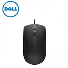 Genuine Dell Wired Mouse MS116 - Black - NEW - US Seller