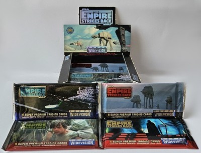 2 x Sealed Packs 1995 Star Wars The Empire Strikes Back Topps ''Widevision Cards''
