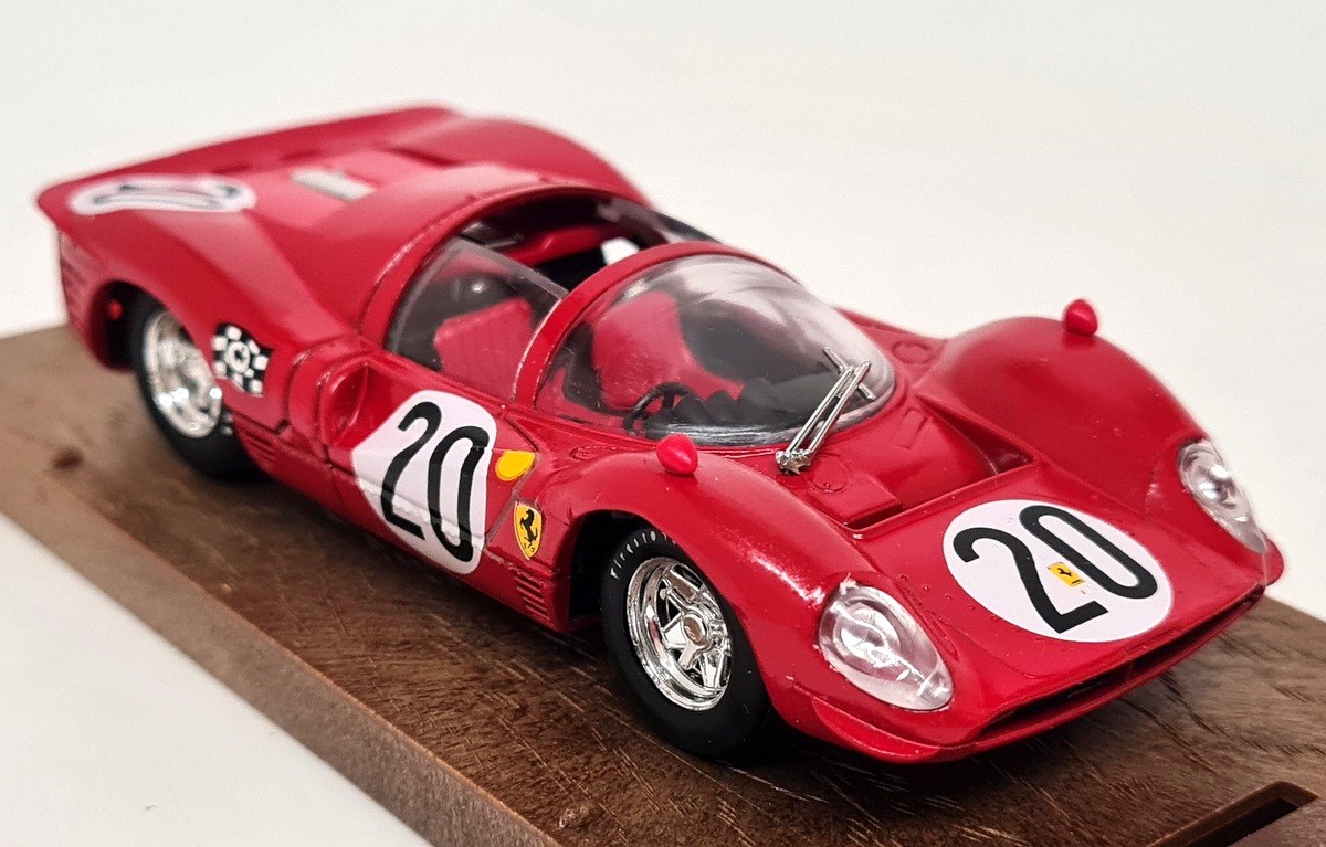 Brumm 1/43 Ferrari 330 P4 Le Mans 1967 #20 R160 Diecast Model Car