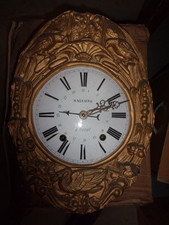 ANCIEN MECANISME MOUVEMENT HORLOGE COMTOISE PENDULE CARILLON 19ème