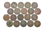 Lot 20 1800's 1890-1899 Indian Head Penny Cents US Coin Collection 2/5 Roll *329