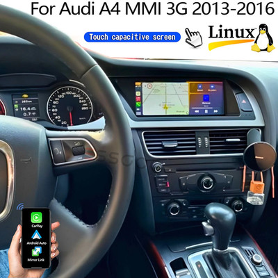 For Audi A4L A5 hight 2013-16 LINUX Car Stereo Radio Android auto Apple Carplay