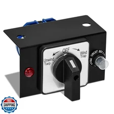 Tarp Switch Kit, Briidea 63 Amp Tarp Motor Rotary Switch Kit with Indicator a
