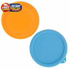 7 Cup Silicone Replacement Lids Storage Cover for Pyrex 7402-PC Glass Bowls (Con