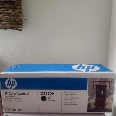 Sealed Genuine HP 122A (Q3960A) LaserJet (BLACK) Toner Ink Cartridge 2550,2820