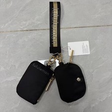 Lululemon Dual Pouch Wristlet Keychain Wallet NWT Athletica