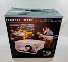 Sharper Image Portable Entertainment Projector, Display's Up To 120”