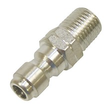 New 758-922 Quick Coupler Plug Male / 1/4" Pl Steel Male