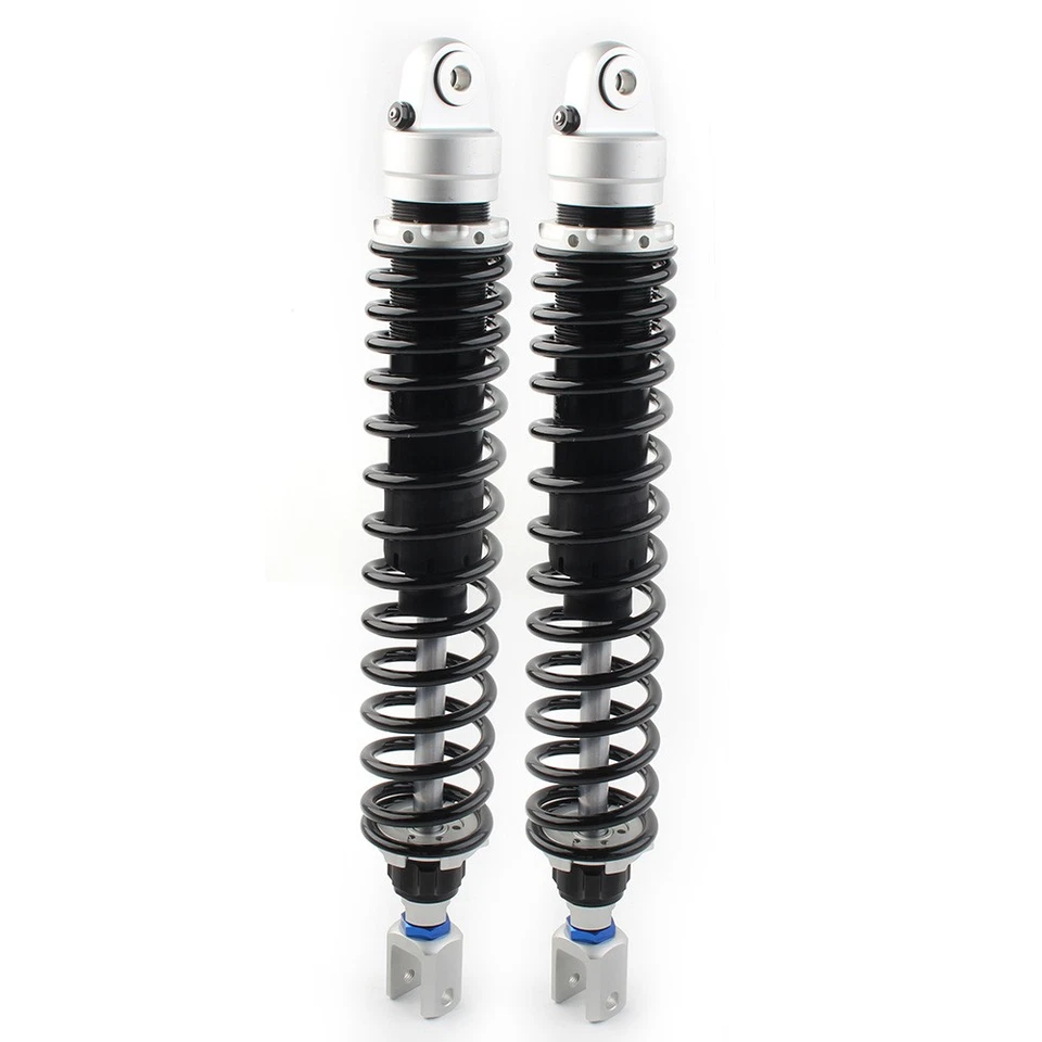 425mm 16.7" Rear Shock Absorber Air Suspension For Honda Yamaha Suzuki ATV Black - Image 2 of 4