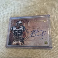 Luke Kuechly 2012 Topps Valor Autograph Rookie Card 141/170