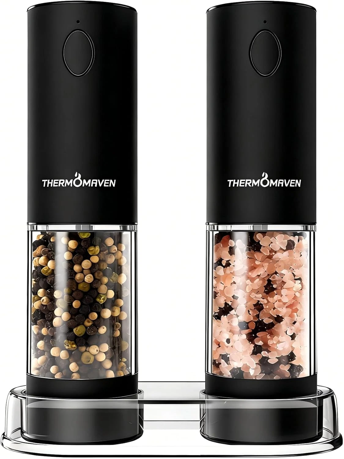 Electric Salt and Pepper Grinder Set,110Ml Larger Rechargeable Automatic Grinder
Opens in a new wind