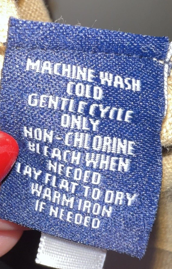 Nuevo con etiquetas Cárdigan para mujer Plus Chaps cortina abierta cascada bambú tostado talla 2X Foto 3 de 4