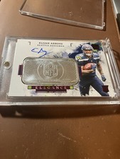 2025 Panini Impeccable Elijah Arroyo RC *On Card Auto* Silver Bar /20 Seahawks