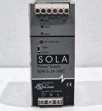 Emerson Sola Power Supply Industrial-Grade AC-DC Power Conversion Untested