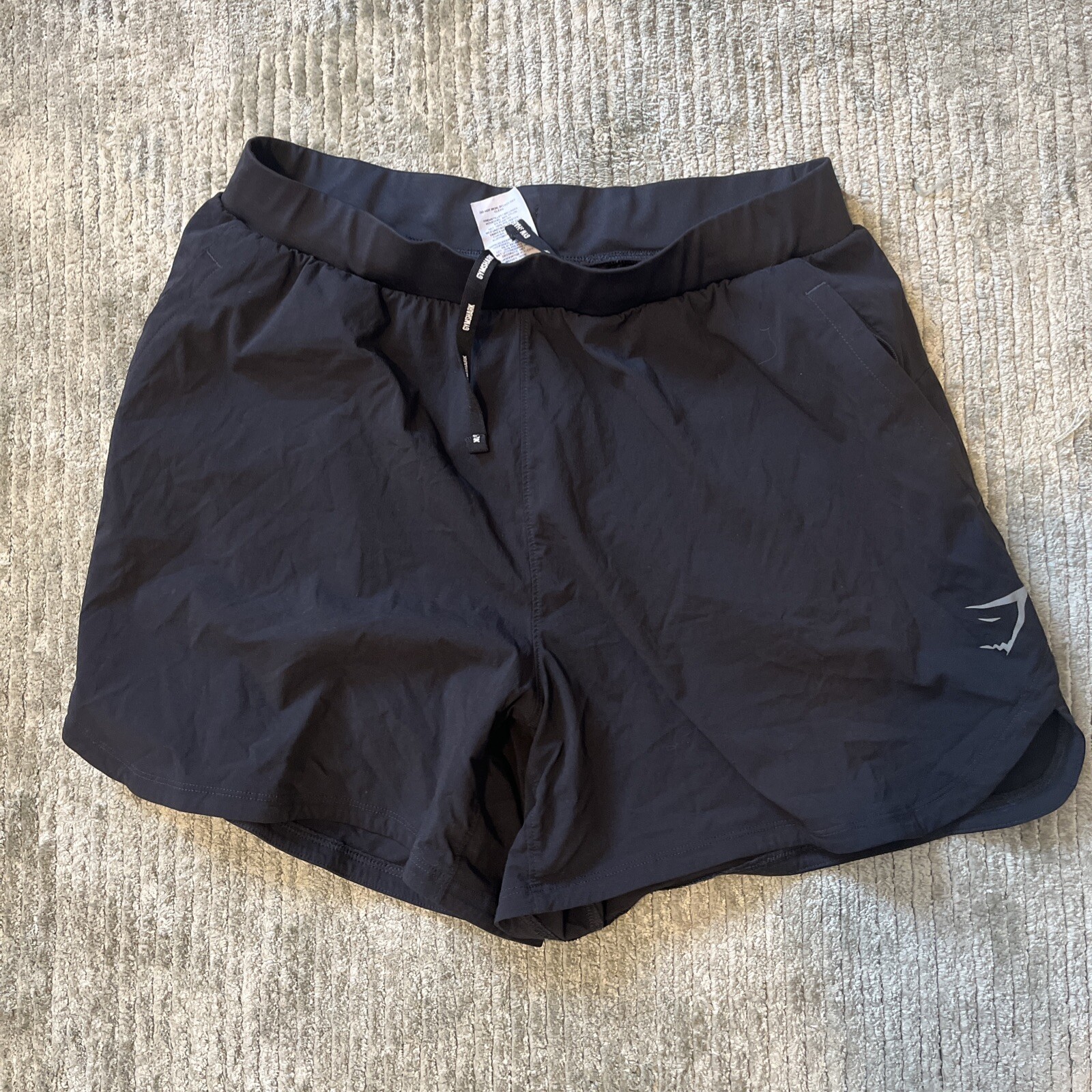 Gymshark Mens Black Elastic Waist Shorts Size Small eBay
