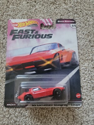 HOT WHEELS PREMIUM Fast & Furious 65 Corvette Stingray Coupé Shifters