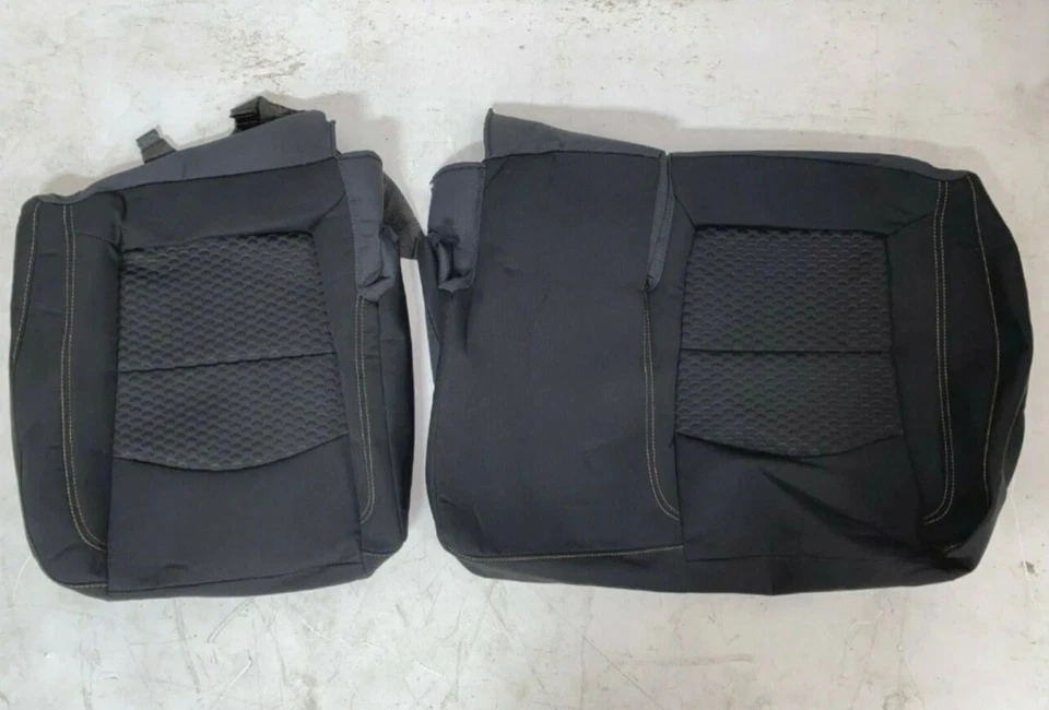 GMC TERRAIN SL/SLE OEM FACTORY CUBIERTA DE ASIENTO DE TELA NEGRA 2018-2020 Foto 3 de 3