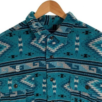 Wind and Sea 23AW Tribal Shirt Jacket Blue Men