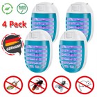 4X UV Insekten-Vernichter Falle Lampe Steckdose Mücken-Lampe Falle elektrisch