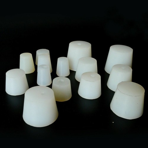 1 X Silicone Bung With Hole for Airlock Valve Bubbler Home Brew Wine Making New