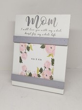 Mom Gifts for Mom Wood Picture Frames from Daughter Son Fits 4 X 4 Inch Photo...