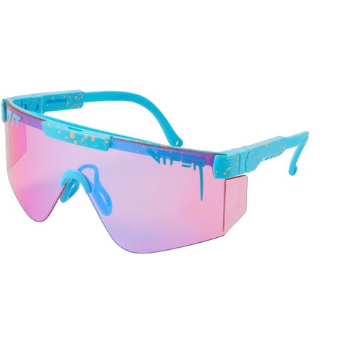 Nathalie Blanc Sunglasses JOHANNA 287 Black Red Frames with Blue Gradient Pink Nathalie Blanc Sunglasses JOHANNA 287 Black Red Frames with  main image 4