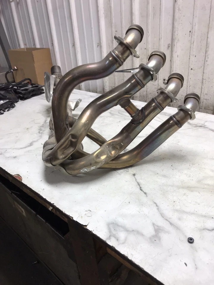 23 cabezales de escape tubo silenciador Kawasaki ZH2 Z H2 ZR 1000 Foto 3 de 4